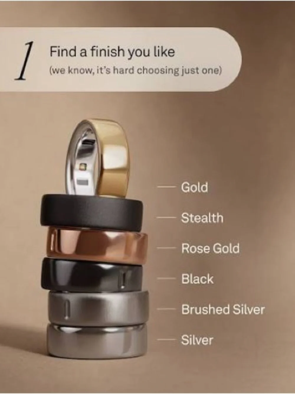 Oura Ring 4: Rose Gold, Size 7, New with Box